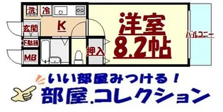 小倉飯店ビル【2階】の間取り