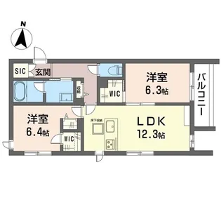 イースト コート 文京護国寺【1階】の間取り