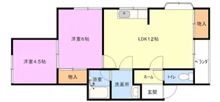 メイプルハイツ【2階】の間取り