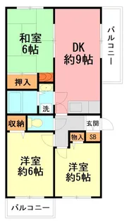 神奈川県小田原市酒匂2【アパート】の間取り