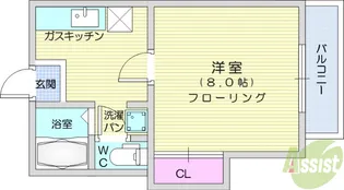 クレストヒルズ【2階】の間取り