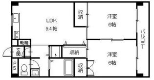 サンハイツ菊鈴【3階】の間取り