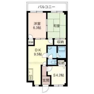 ロッククレスト【3階】の間取り