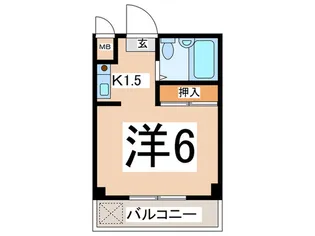 メゾン六浦【2階】の間取り