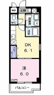 サンリット中郷【4階】の間取り