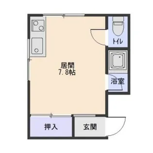 コーポHERO港町【2階】の間取り