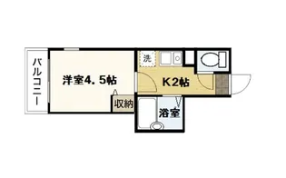 メゾフォルテ大宮【1階】の間取り