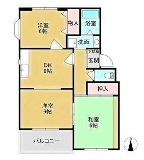 サードプレステージ【2階】の間取り