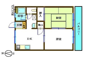 ハイツタワラ【2階】の間取り