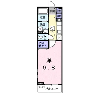 ソレッジャート【1階】の間取り