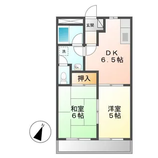 エスポワール小野【4階】の間取り