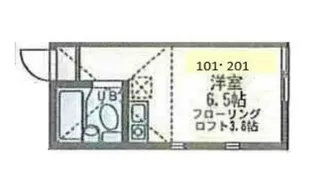 ユナイト金沢文庫ヴェルサイユの丘【2階】の間取り
