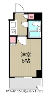 SOCIETY MINAMI-GYOUTOKU【2階】の間取り