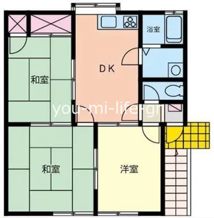 ハイツシャローム【1階】の間取り