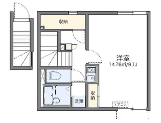 レオネクスト元八事西【2階】の間取り