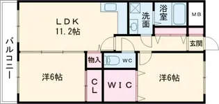 アイリスハイツ7号館【7階】の間取り