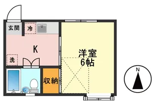 東京都江戸川区上篠崎3【アパート】の間取り