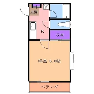 グランビュー・オーク【4階】の間取り