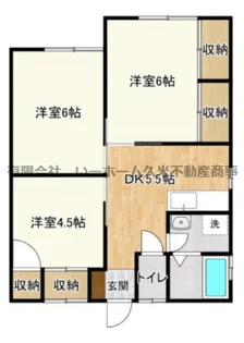 グリーンハイツ園【1階】の間取り