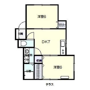 アイランド丸和 A棟【1階】の間取り