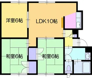 メイユール高砂伍番館【2階】の間取り