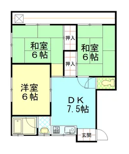 3DKの間取り画像