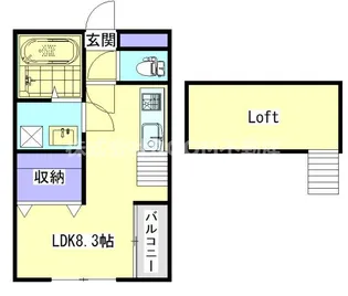 zonkey【2階】の間取り