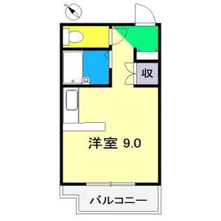 エトワール二葉【4階】の間取り