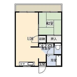 タウニィ石丸【1階】の間取り