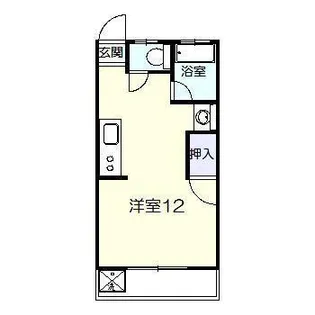 コーポ赤煉瓦館【2階】の間取り