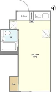 est Largo SHIBUYA エストラルゴ渋谷【3階】の間取り