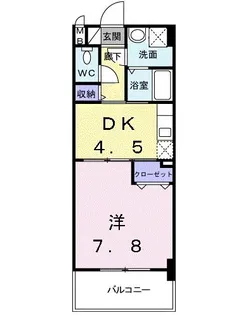 グロリオーサ【5階】の間取り