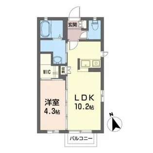 サントロペ【1階】の間取り