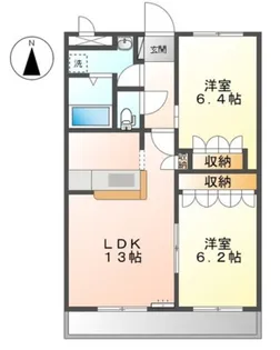 フォルティア横尾【2階】の間取り
