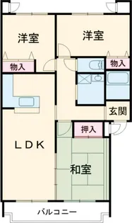 3LDKの間取り画像