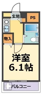 スペーシャス多田【2階】の間取り