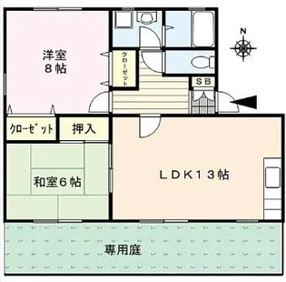 パークアベニュー【1階】の間取り