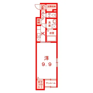ルミエール【4階】の間取り