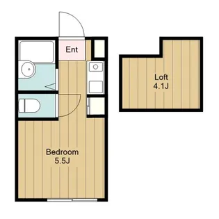 ルミエールコートII【1階】の間取り