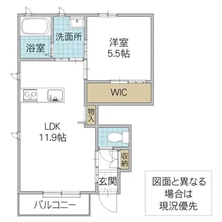 パークアベニュー D【1階】の間取り