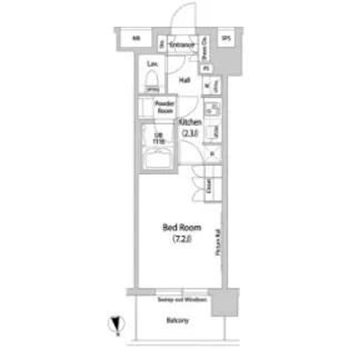 東京都千代田区神田錦町2【マンション】の間取り