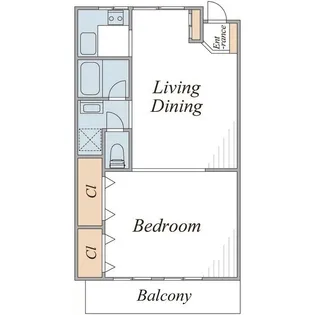グリーンハイツ山手【2階】の間取り