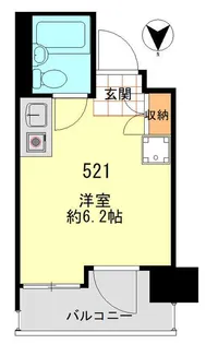 ルネ御苑プラザ【5階】の間取り