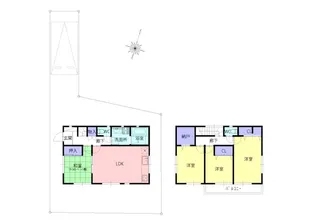 埼玉県ふじみ野市桜ケ丘3【一戸建】の間取り