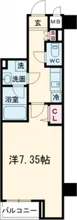 ディアレイシャス高井戸【1階】の間取り