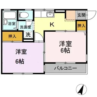 神奈川県横浜市中区新山下1【アパート】の間取り