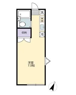 パークハイツ【2階】の間取り