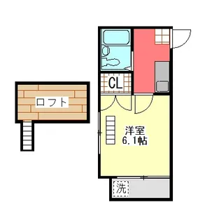 静岡県静岡市葵区一番町【アパート】の間取り