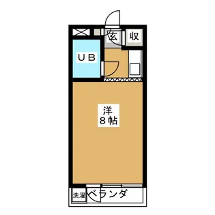 コーポベル【2階】の間取り
