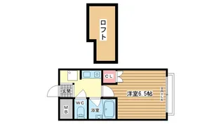 大阪府豊中市岡町北3【マンション】の間取り